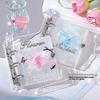 Mini Butterfly Photo Album Summer Dopamine Fresh Color Acrylic Photocard Holder 3Inch Mushroom Button Cards Collecter