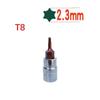 T15 Bit Socket Torx T20 T25 T27 T30 T40 1Pcs T8-T40