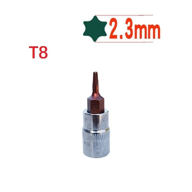 T15 Bit Socket Torx T20 T25 T27 T30 T40 1Pcs T8-T40