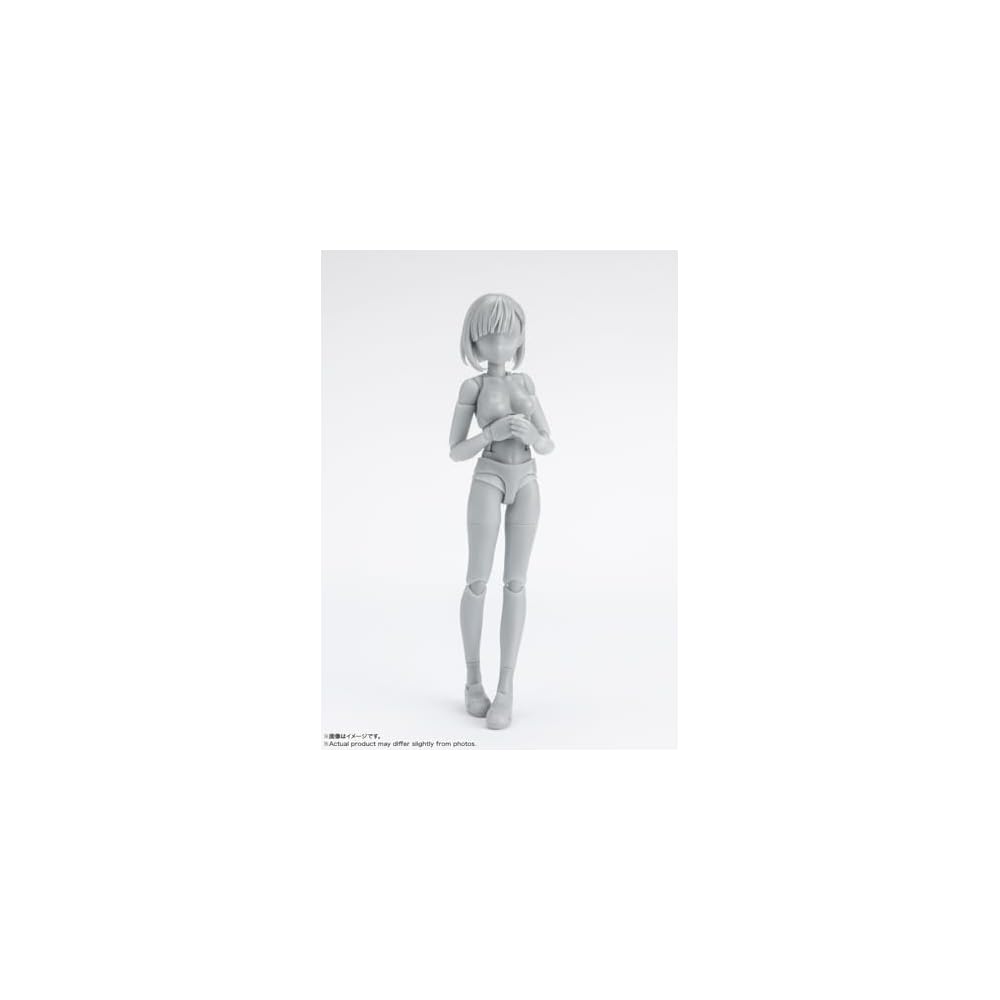 НАРОДЫ ТАМАШИИ SH. Figuarts Body-chan Школьная жизнь DX Набор 130 мм ПВХ АБС Экшн-фигурка Серая версия
