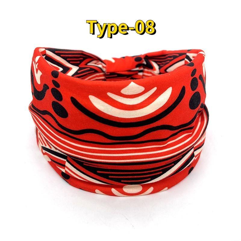 Print Headband for Women Twist Style Hair Band Ladies Salon Make Up Head Wrap Headwear Turban Girls Accessories