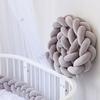 Decorative Cushion All-Around Protecting Sides And Corners of Beds And Sofa Soft PP Cotton Filling Three-Strand Braid Design Crib Braided Accessory