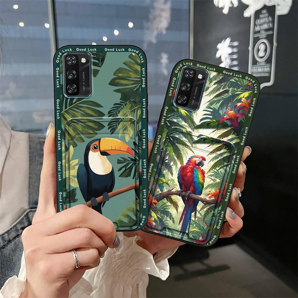 Shockproof Anti-dust Phone Case For Blackview A100 Back Cover Cute Anti-knock Card Bag Protective Dirt-resistant Cover