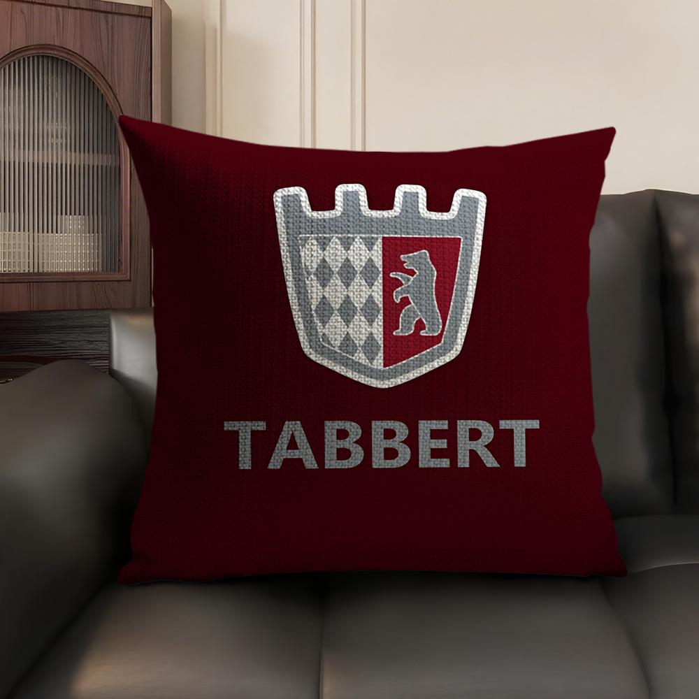 Модная высококачественная роскошная наволочка с логотипом T-Tabbert, двусторонняя печать, короткий плюш, чехол на подушку для дивана, прикроватная подушка для спальни