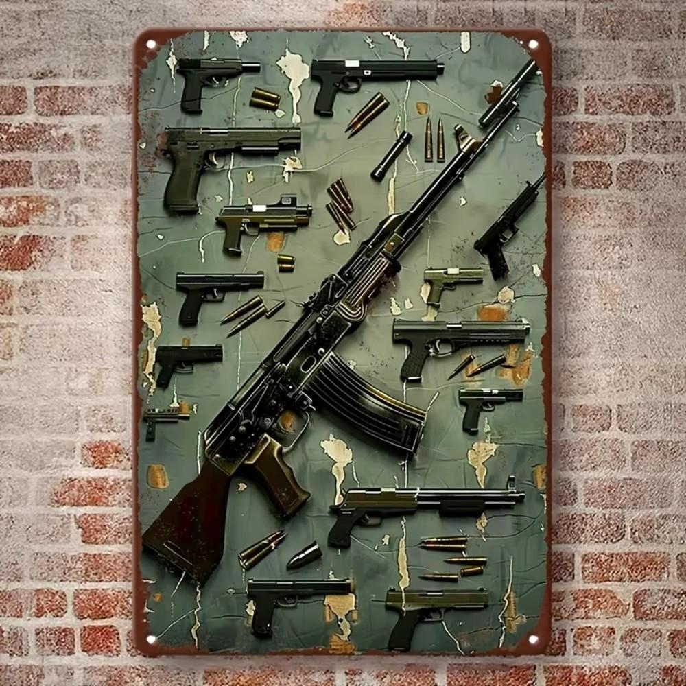 WesternCraft Винтажная Алюминиевая Металлическая Вывеска - Рустикальное Настенное Искусство для Бара Кафе Пляжного Дома Заднего Двора Декора Садовой Вечеринки