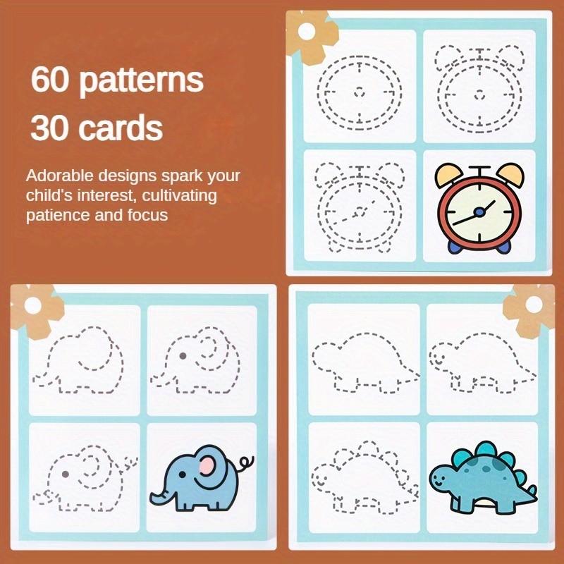 Интерактивная волшебная книга для практики рисования для детей 3-6 лет Развитие художественных навыков шаг за шагом Образовательный инструмент