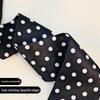 Polka Dot Gradient Skinny Scarf
