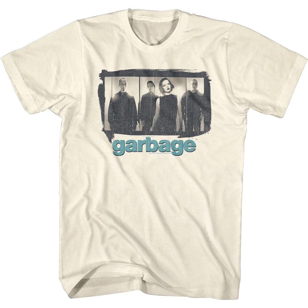 Garbage North American Tour 1996 Men's T Shirt Rock Band Self-Titled Album
