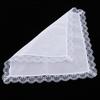 5pcs Lady Hands Lace White Hanky Square