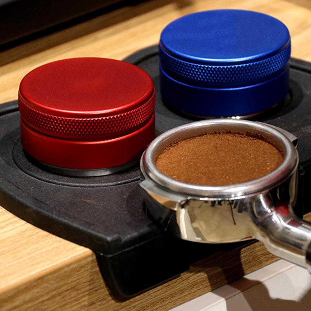 Double Slot Silicone Coffee Tamper Mat Espresso Silicone Mat Tamper Pad Classic Non-Slip Coffee Tamping Mats Professional Coffee Bar and Family