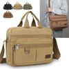 Men's Crossbody Bag Canvas Shoulder Bag Sports Business Handbag