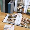 6in Linen Cover Photo Album Interleaf Type Memory Book Large Scrapbook Album  Baby Growth
