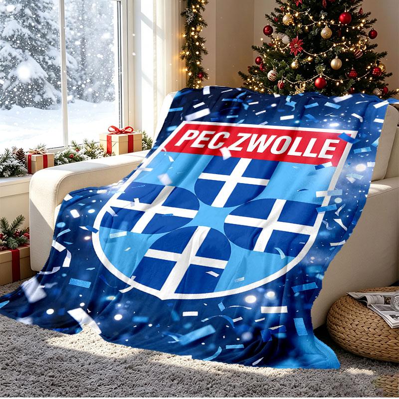 PEC Zwolle Pattern Blanket for Home Decoration, Bed, Sofa, Car Travel, Camping, Suitable for All Seasons, Birthday Christmas Gift