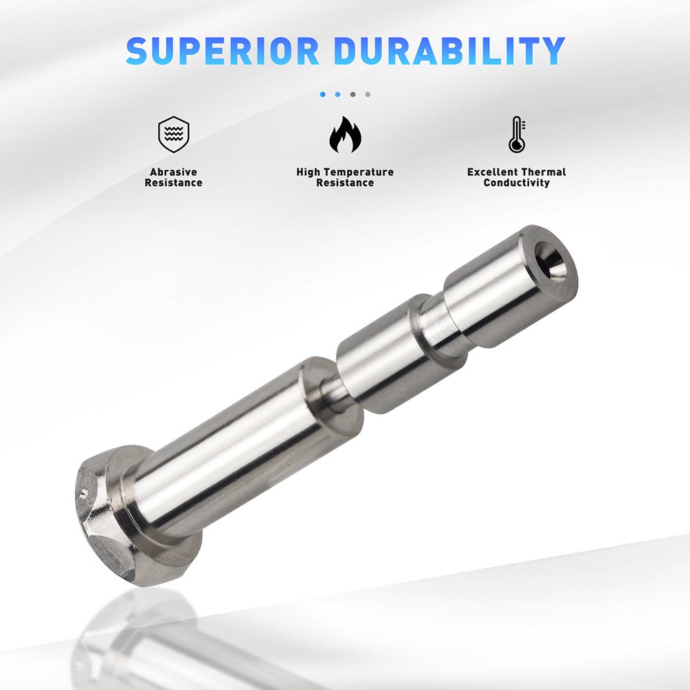 For Anycubic Kobra3 Max One-piece Nozzles For Kobra 3 Max Upgraded Titanium Alloy Throat Integrated Nozzle 0.2/0.4/0.6/0.8mm