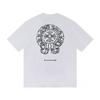 W344 2025 Summer New High Quality Cotton Round Neck Loose Large Size Men's and Women's T-shirt Couple T-shirt