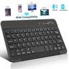 Bluetooth Wireless Keyboard Mini Keyboard For Ipad Phone Tablet Rubber Keycaps Rechargeable Gaming Keyboard For Android Ios Windows