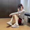 Little White Shoes Women's Spring New Is Female Student Leisure Sports Versatile Board Shoes Street Shooting F