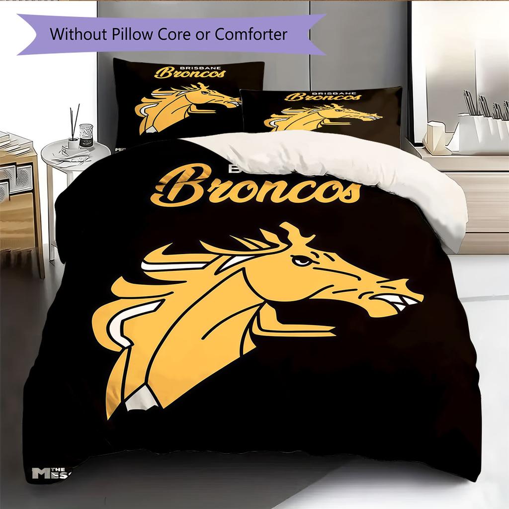 Brisbane Champions Bedding Quilt Set Quilt Cover Pillowcase Home Decoration Birthday Gift (1 * duvet cover + 2 * pillowcase, without core)