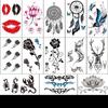 Small Fresh Water Transfer Waterproof Tattoo Sticker Girl Red Lip Dream Catcher Black Rose Sexy Little Pattern Tattoo