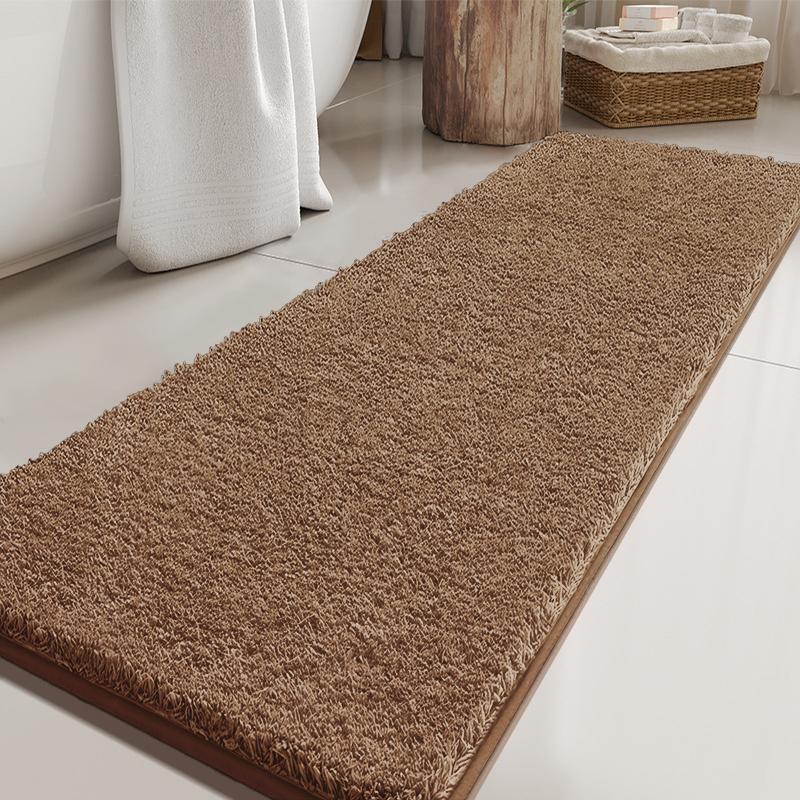 Утолщенный супер впитывающий супер нескользящий коврик для ванной комнаты ковер нескользящий прочный коврик для унитаза входная дверь коврик украшение дома