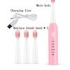 Electric Toothbrush with Soft Bristles, Rechargeable and Waterproof, Sonic Toothbrush for Adults and Kids, with Multiple Modes