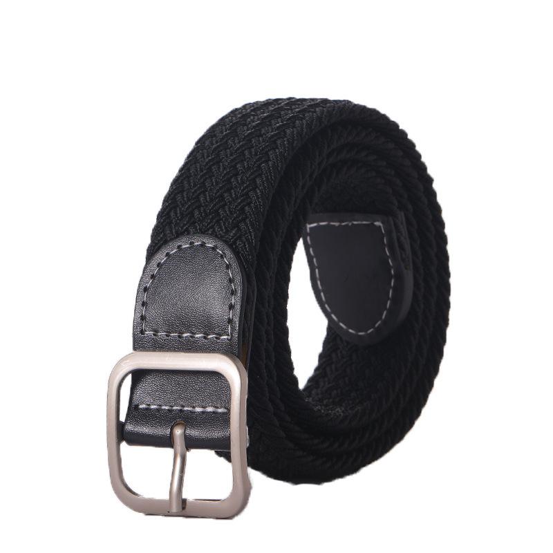 Elastic Belts For Woman Canvas Stretch Belt Solid Color High Quality Fashion Casual Jeans Webbing Ladies Tactical Strap DT050