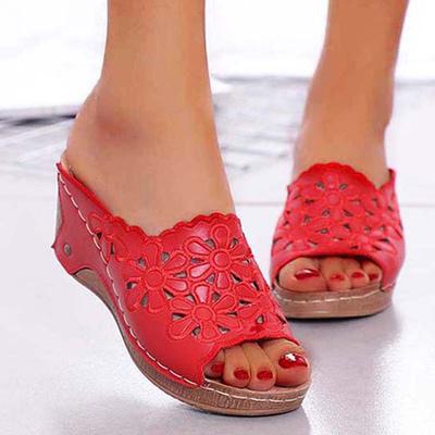 Женская обувь Сандалии Летние туфли на танкетке Женские повседневные женские сандалии Слипоны для вечеринок Zapatos De Mujer Женская обувь