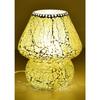 Mushroom Shaped Mosaic Glass Lamp for Home/Office/Festival Decoration (Bulb Not Included) (23 Cm)