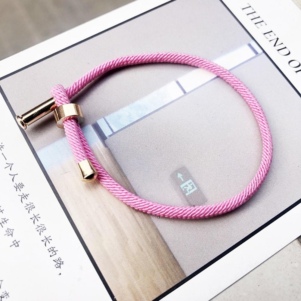 День Однотонный Веревочное Плетение Женские Мужские Нитяные Повязки на Талию Браслеты Дружбы Браслеты для Пары