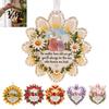 Holiday Party Decor Heartfelt Keepsake Ornament, Acrylic Hanging Decoration for Loved Garden Festive Ornaments Ones, Christmas Tree Pendant