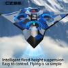 New 2.4G 10CH Stunt RC Plane - 360° Tumbling EPP Foam Fighter with LED Lights Drone Hovering Flight Fighter One-Key Takeoff Gift