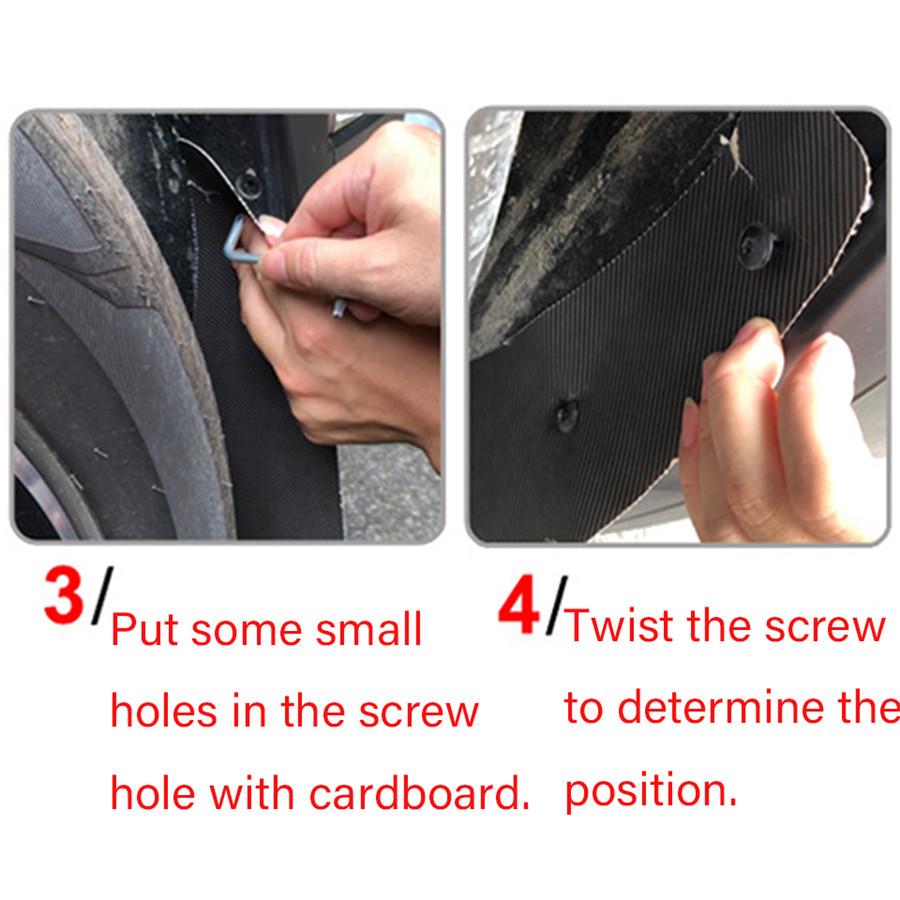 2 ШТ. Тяжелый Автостайлинг Спорт Брызговик Брызговики Крыло Накладка Для Honda Civic 200