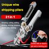 Multi Functional Wire Stripping Pliers 21in1 Crimper Stripper Hand Pen Tools With For Electrici U1R6