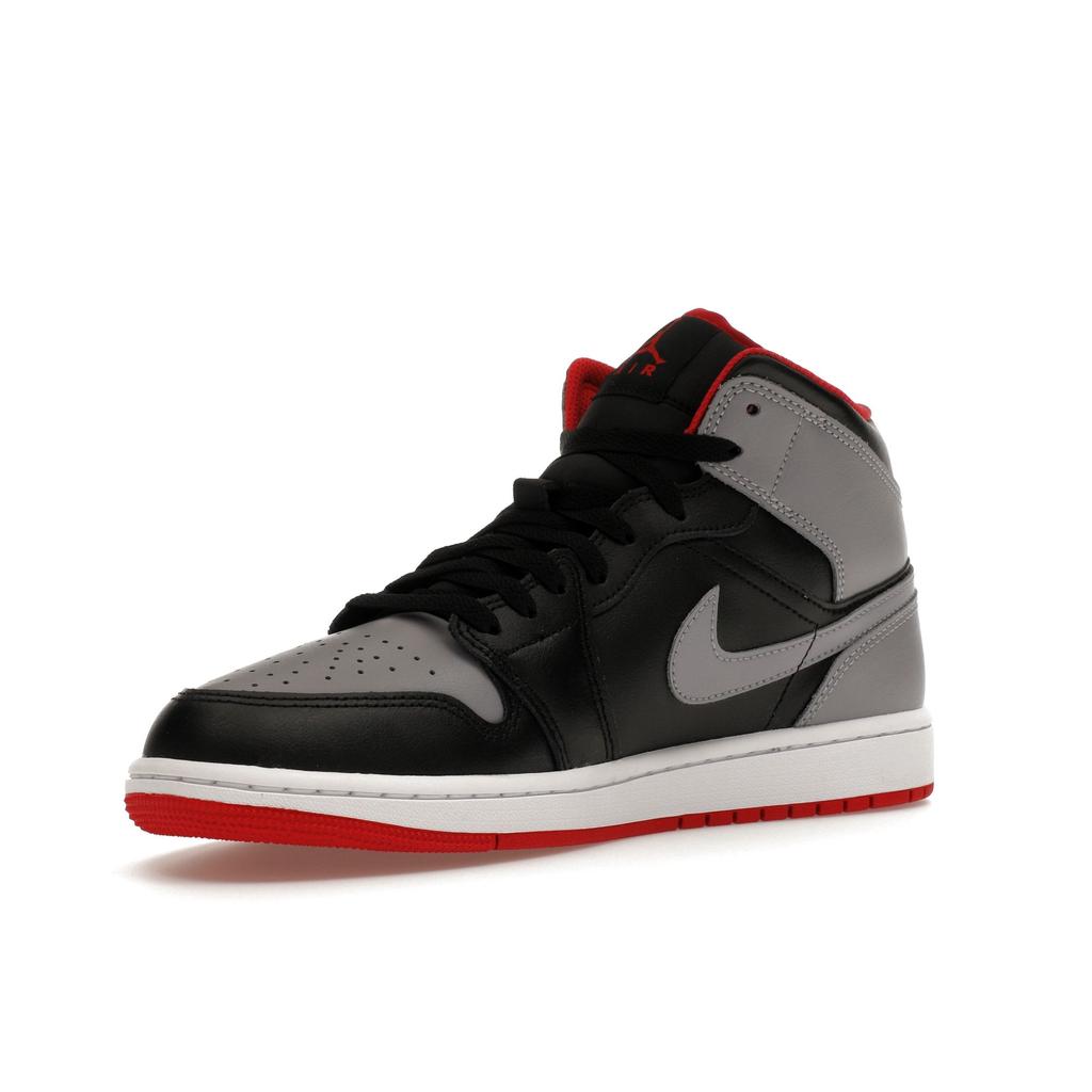 Air Jordan 1 Mid Bred Shadow Men Sneakers Grey Black Cement-Grey DQ8426-006
