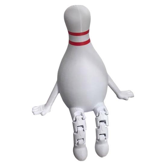 Tennis Model Ornament Golf Basketball Soccer Baseball Ball Figure Articulated Legs Display Model Office Desk Accessory