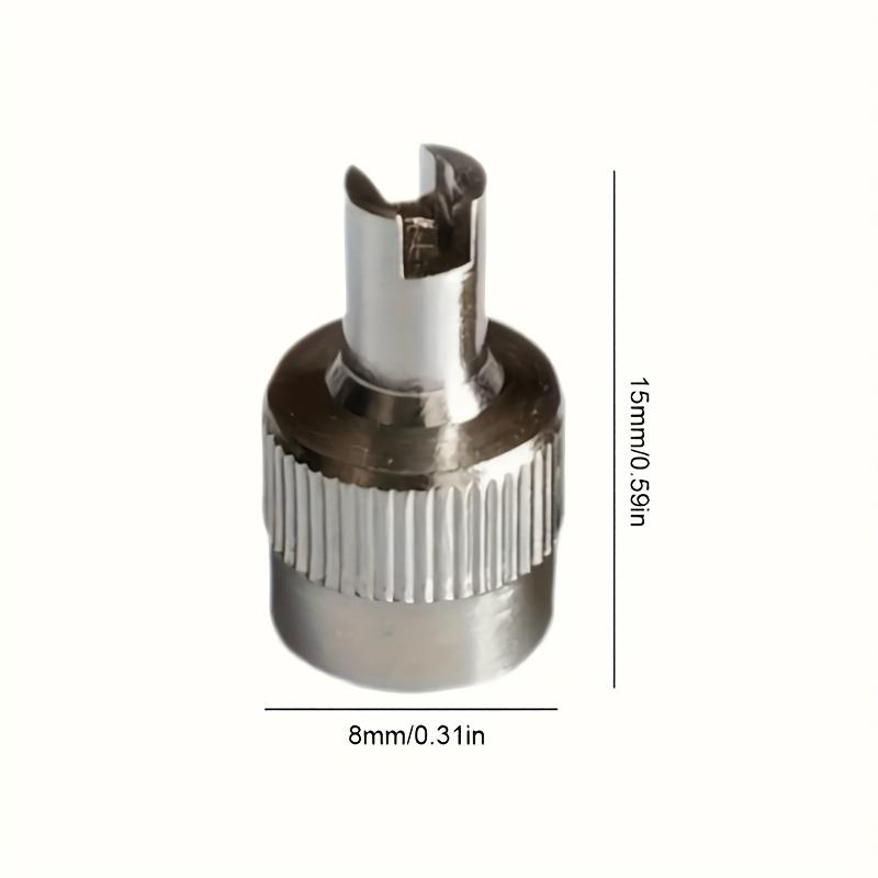 20x Motorcycle Valve Cap, Valve Core Dust Cap Slotted Head Valve Stem Caps Leak-proof Car Tire Tool Cap Car Bicycle Twist Cap