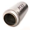 Universal 51/60MM Motorcycle KO Exhaust Stainless Steel Muffler Pipe With DB Killer For Z900 R3 R25 MT07 MT09 R1 Z400 Z650
