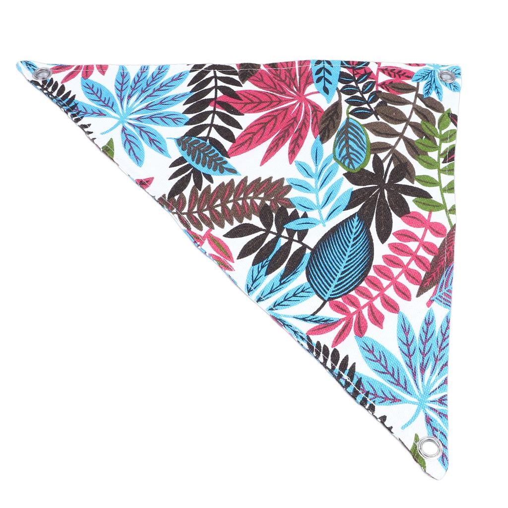 Reptiles Triangular Hammock Colorful Flower Pattern Bearded Dragon Hanging Lounger with Suction