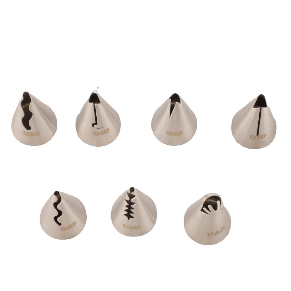 Маленький набор насадок из нержавеющей стали с оборками в корейском стиле для выпечки