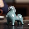 Китайская керамическая фигурка лошади династии Тан для декора дома или офиса
