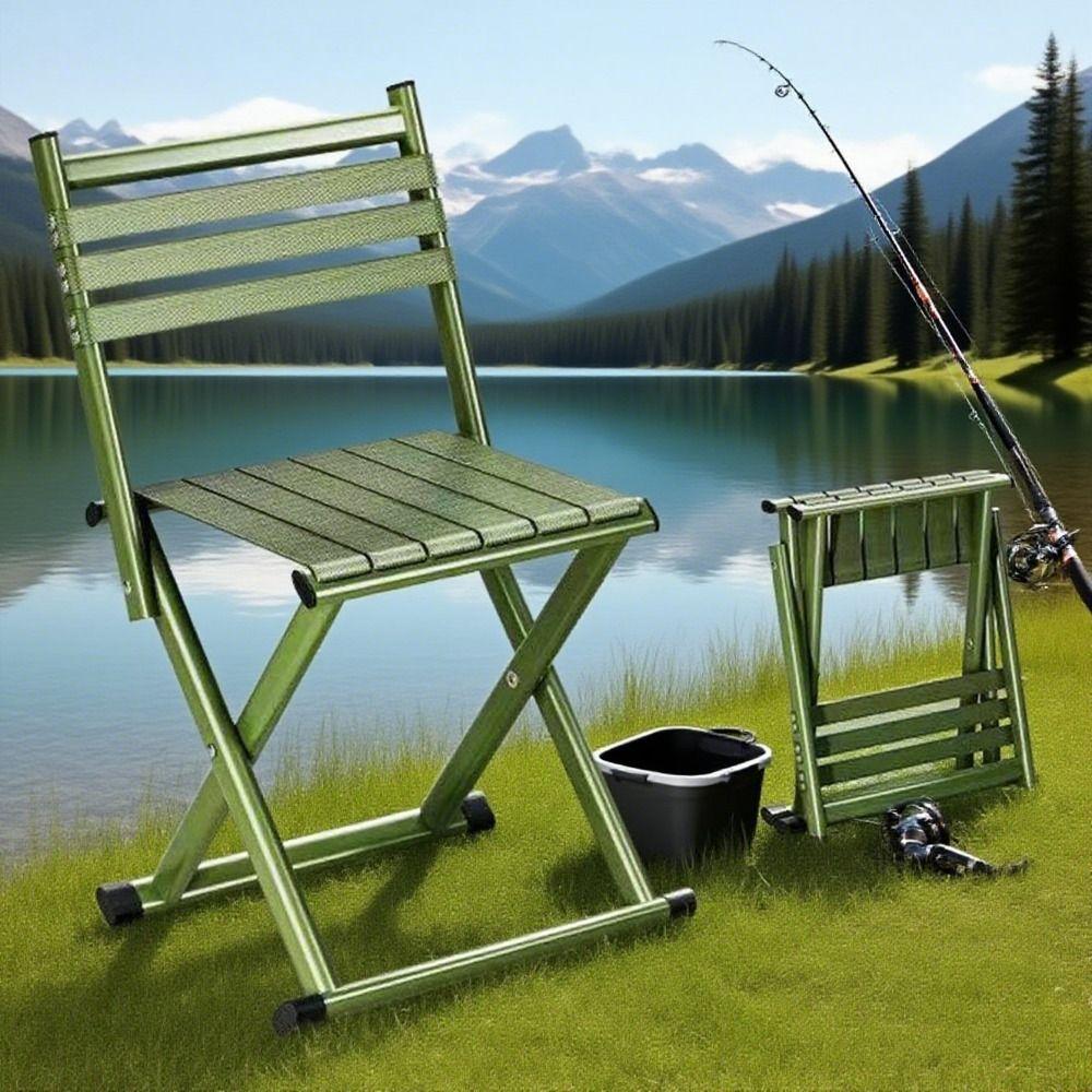 Strong Load-bearing Camping Stool Wear-resistant Patio Seat Portable Folding Chairs Riding