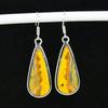 Natural Bumble Bee Gemstone Antique Earrings 925 Sterling Silver Earring, Boho Silver Jewelry Dangle Earrings, Gifts For Mother Day Gifts For Her