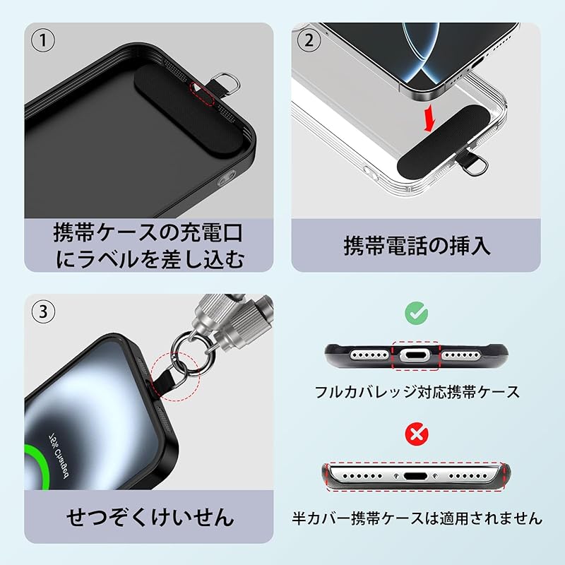 [AILKIN] USB Type-C To C Strap Type Cable 2 Roles In 1 65W/1.2M Type Cable Mobile Strap Handle Neck Strap iPhone 16 Cable Fall Prevention Loss