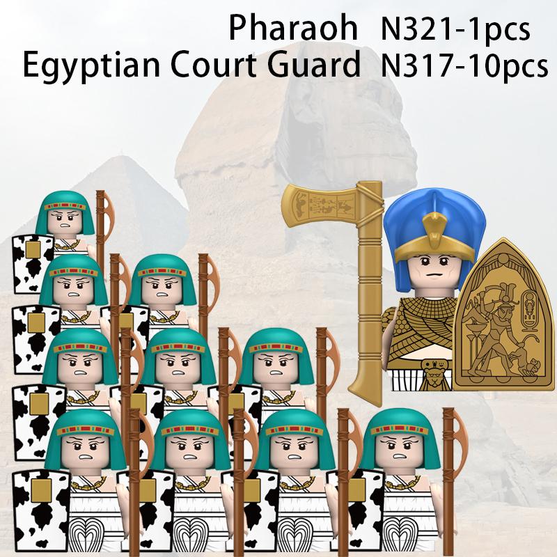 11 шт. средневековый тевтонский рыцарь строительный блок древний египетский солдат фигурка военный замок оружие аксессуары кирпичи игрушка детский подарок N321
