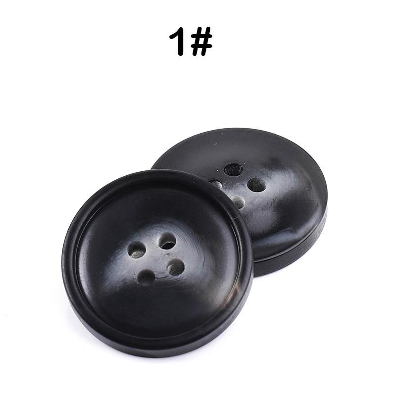 New 10Pcs Resin 4 Holes Buttons Sewing Accessories Size Complete For Clothing Decorative Plastic Buttons Handmade Diy