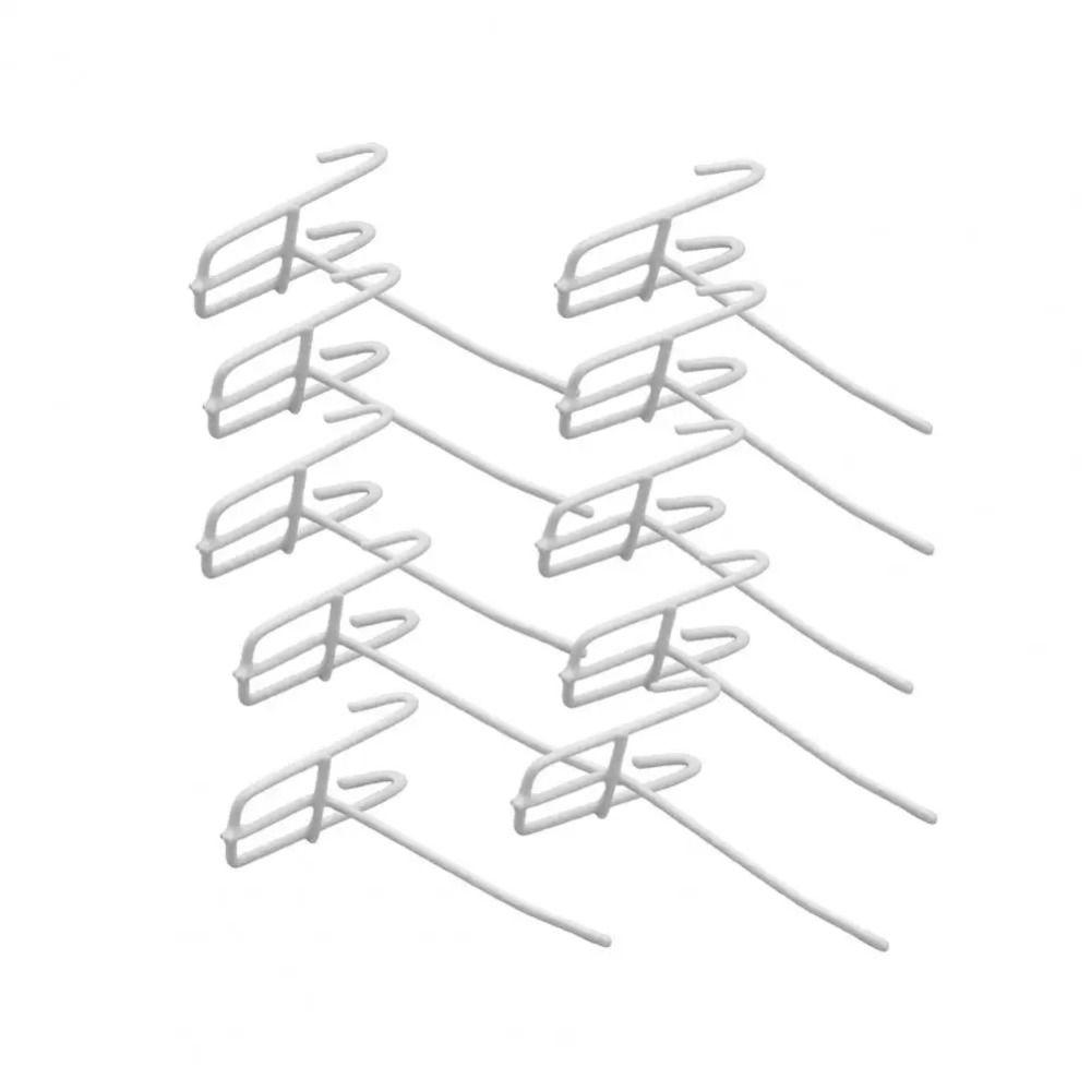 10Pcs Reusable Net Panel Hooks Universal Storage Hook Display Panel Shelf Hook  Door Key