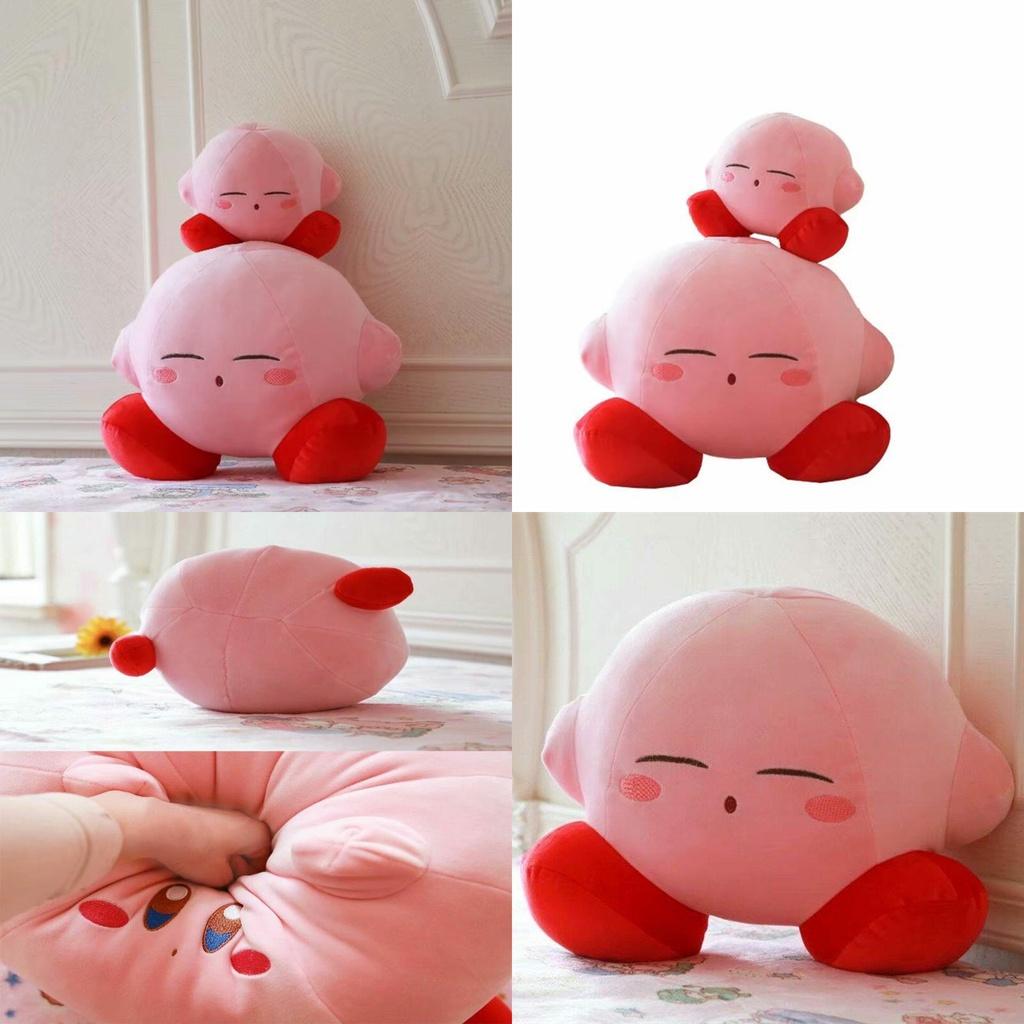 Очаровательная большая плюшевая кукла Kirby Adventure, идеально подходящая для детского подарка и домашнего декора