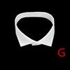 White Fake Collar Shirt Women Men Stripe Lapel False Collars Woman Men Removable Detachable Collar Neckline Faux Col