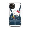 HK8 Cute Hello Kitty Black Sofe Case for iPhone 16 15 Plus 14 13 Pro 8 SE XR XS Max P30 Nova 5T Y5P Y6 Y7 Y8P Y9 Realme C30 C33 C31 VIVO Y36 V27