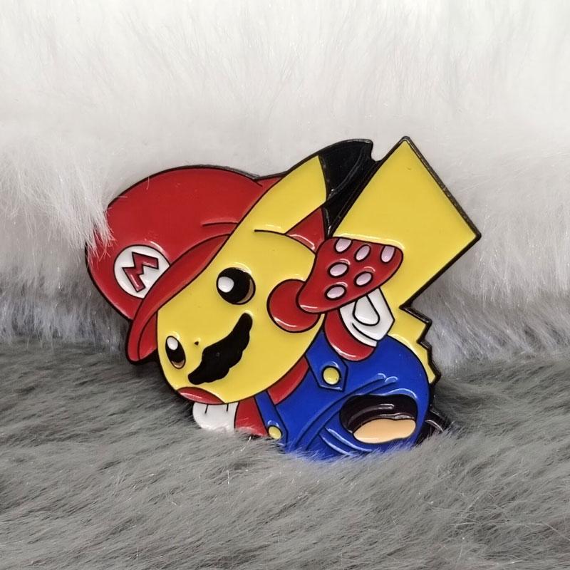 Pikachu Enamel Pin Lapel Pins for Backpacks Brooches Iron Badges Fashion Brooch for Clothes Jewelry Gifts